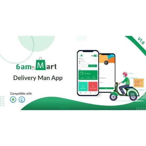 6amMart Delivery Man App