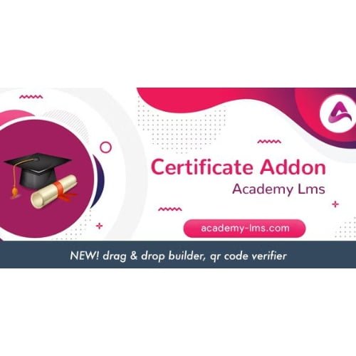 Academy LMS Certificate Addon