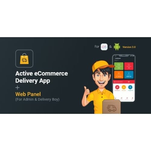 Active eCommerce Delivery Boy Flutter App