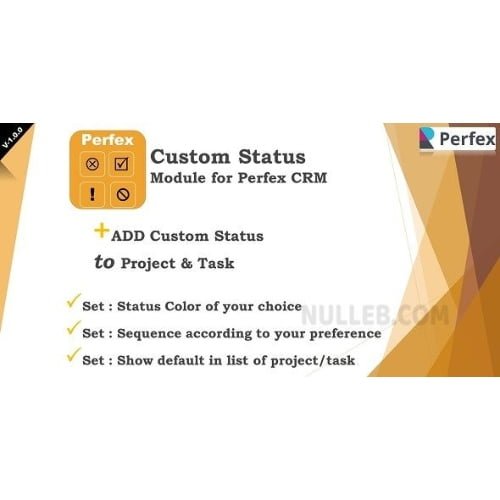 Add on Statuses Module for Perfex CRM