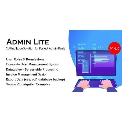 Admin Lite PHP Admin Panel User Management Nulled