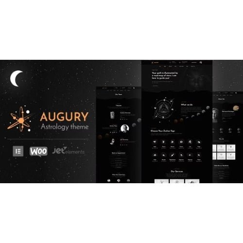 Augury Horoscope Astrology WordPress Theme