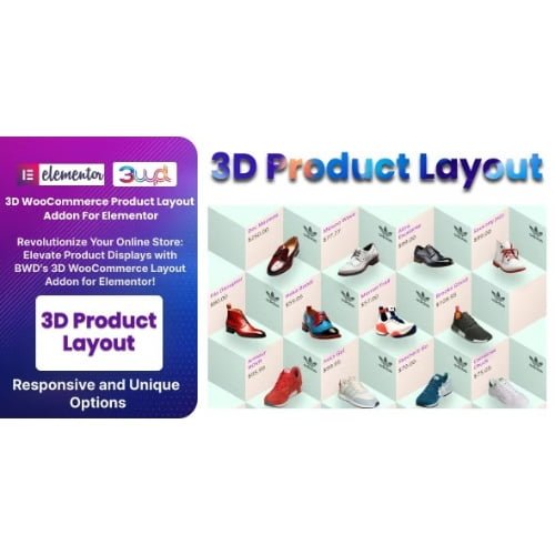 BWD 3D WooCommerce Product Layout Addon For Elementor