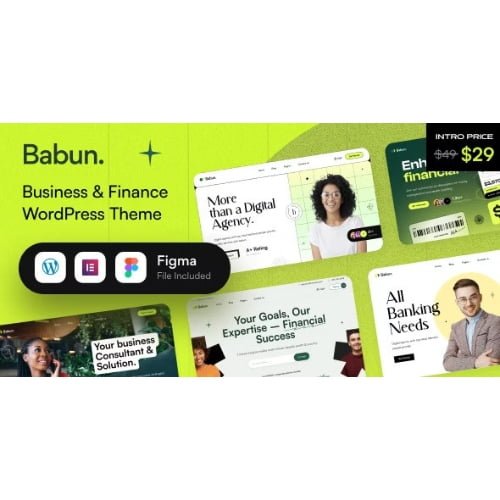 Babun Business Finance WordPress Theme