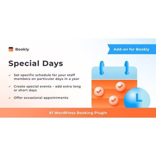 Bookly Special Days Add on