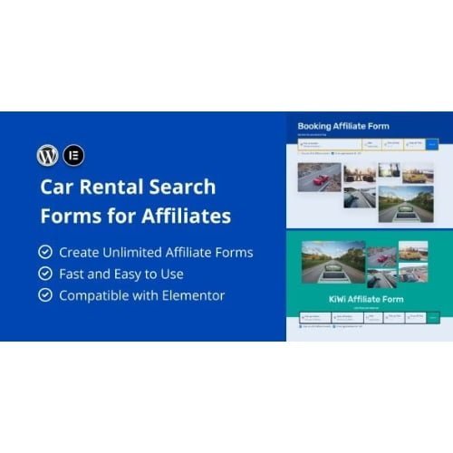 Car Rental Search Forms for Affiliates