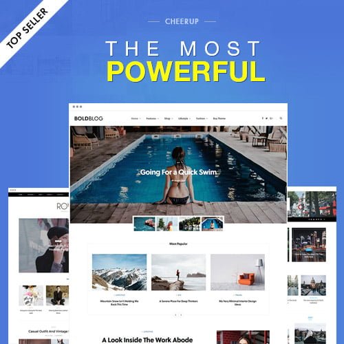 CheerUp Blog Magazine WordPress Blog Theme