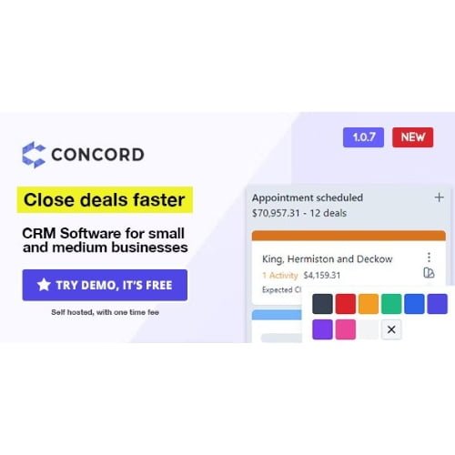 Concord Deals Management CRM