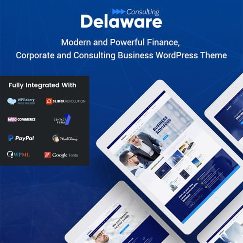 Delaware Consulting and Finance WordPress Theme