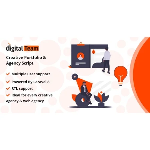 DigitalTeam Creative Portfolio Agency Script