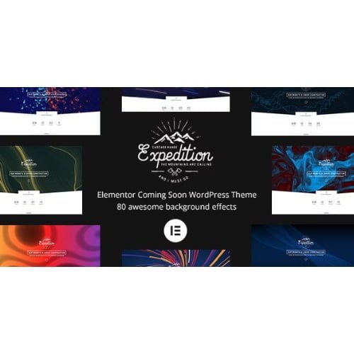 Expedition Elementor Coming Soon WordPress Theme