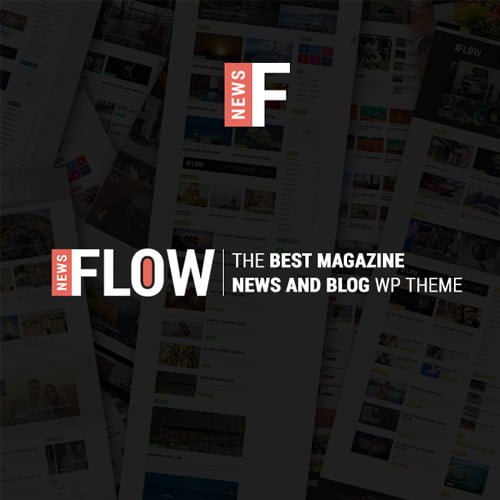 Flow News Magazine and Blog WordPress Theme