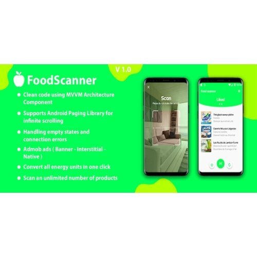 FoodScanner – Food Products Scanner Android App 1152x576 1