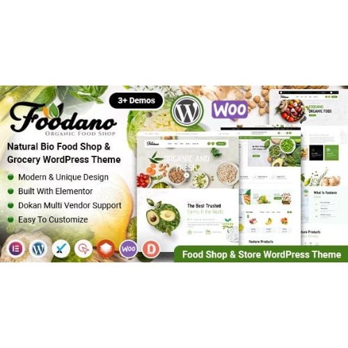 Foodano Natural Food Shop WordPress Theme