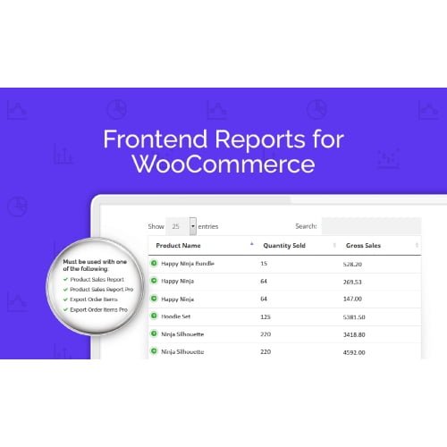 Frontend Reports for WooCommerce