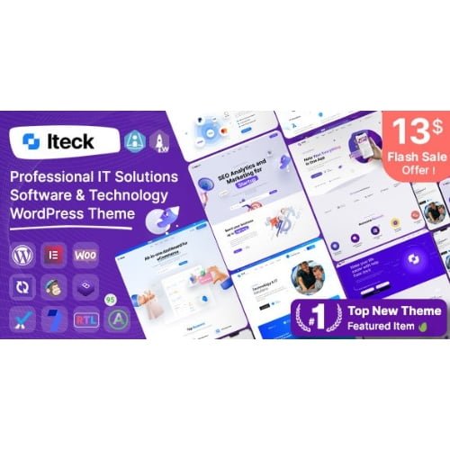 Iteck Software Technology WordPress Theme