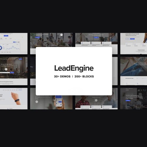 LeadEngine Multi Purpose WordPress Theme with Page Builder