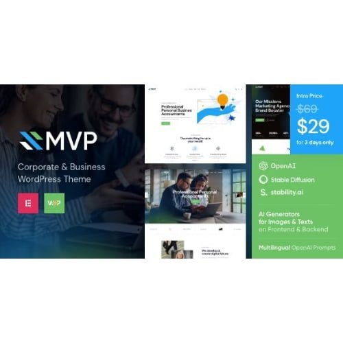 MVP Finance WordPress Theme