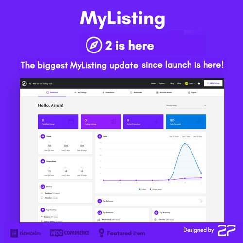 MyListing Directory Listing WordPress Theme