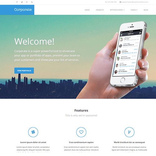 MyThemeShop Corporate WordPress Theme