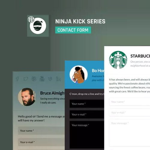 Ninja Kick Contact Form