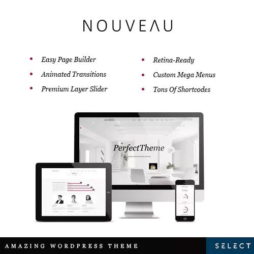 Nouveau Multi Purpose Retina WordPress Theme