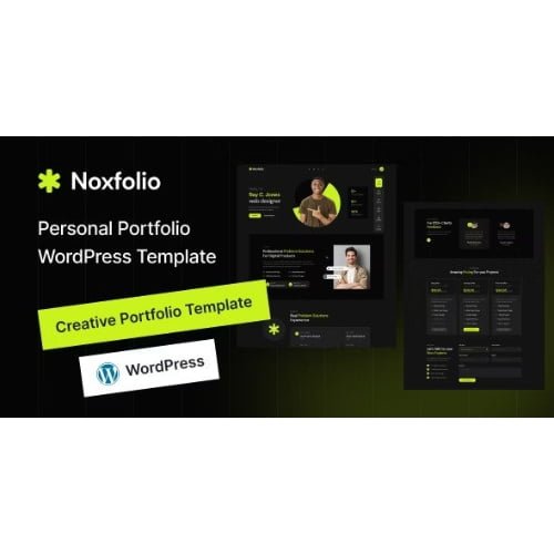 Noxfolio Personal Portfolio Resume WordPress Theme