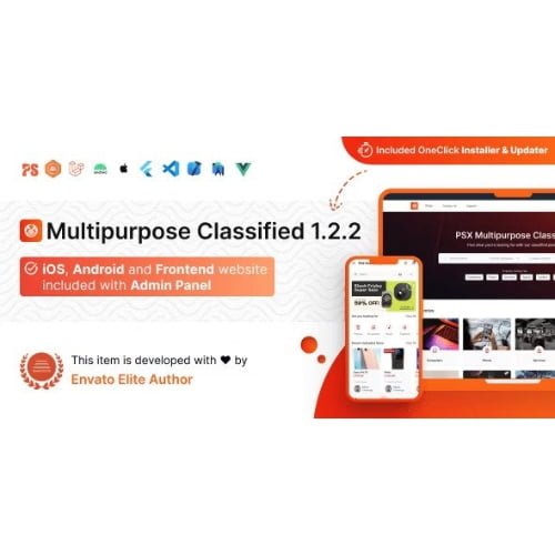 PSX Multipurpose Classified Flutter App with Laravel Admin Panel