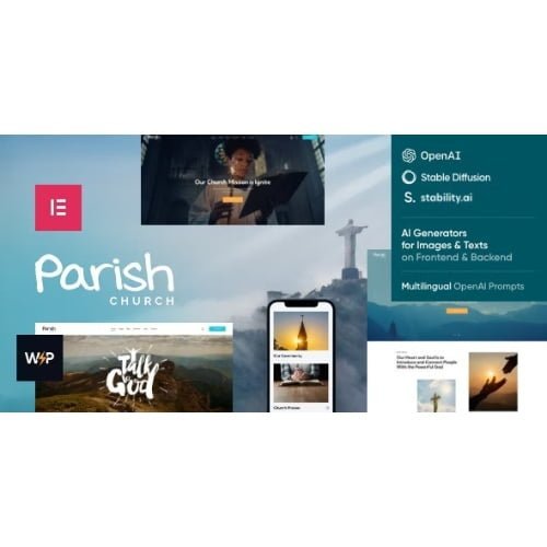 Parish Church Religion Charity WordPress Theme