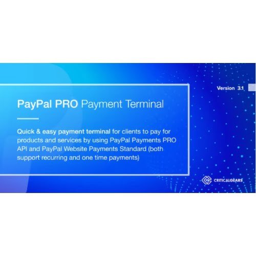 PayPal PRO Payment Terminal Nulled 2