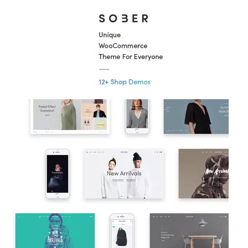 Sober WooCommerce WordPress Theme