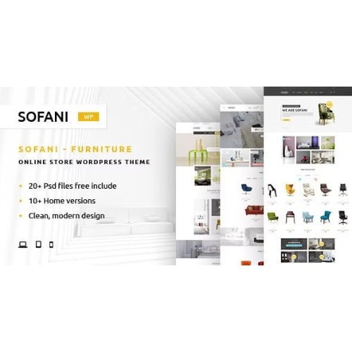 Sofani Furniture Store WooCommerce WordPress Theme