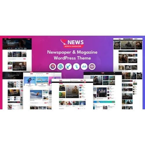 TNews News Magazine WordPress Theme