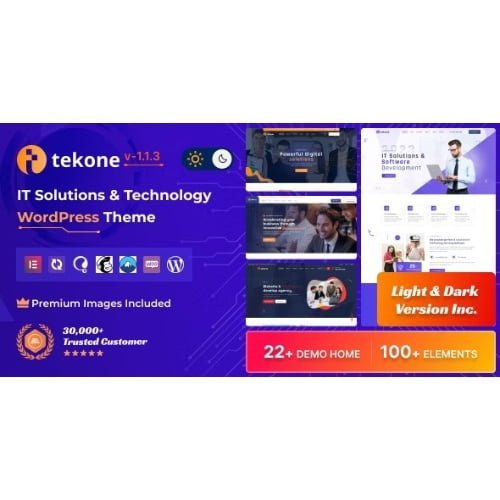 Tekone IT Solutions Technology WordPress Theme