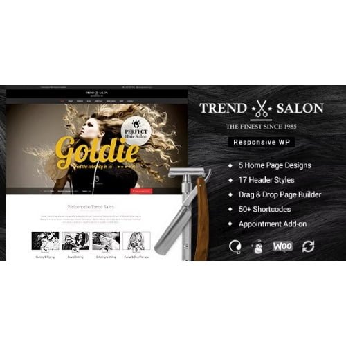 Trend Salon WordPress Theme