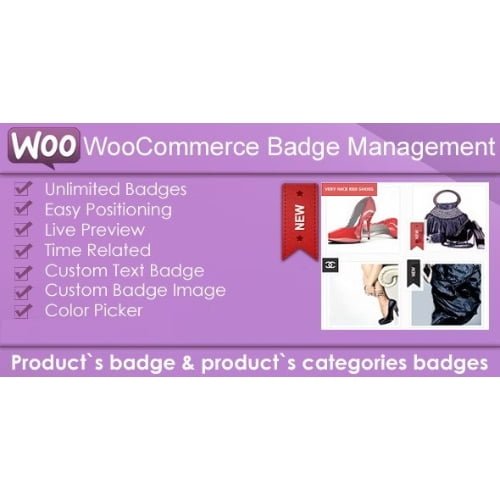 WooCommerce Products Badge Management
