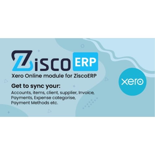 Xero Sync Module for ZiscorERP