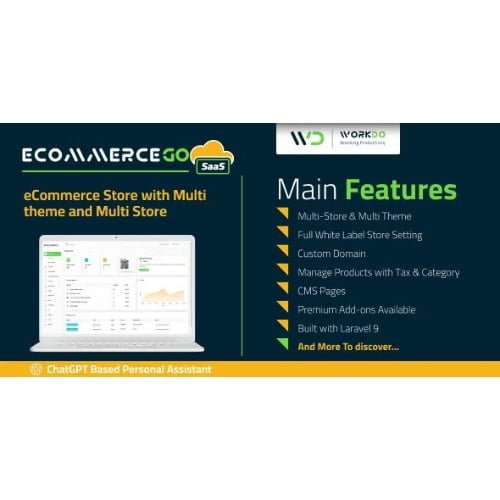 eCommerceGo SaaS eCommerce Store with Multi theme and Multi Store