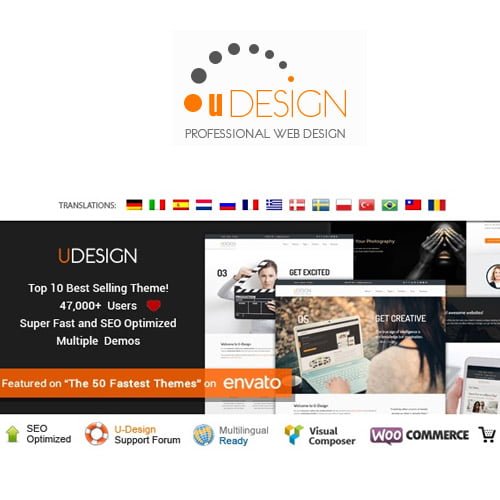 uDesign Responsive WordPress Theme