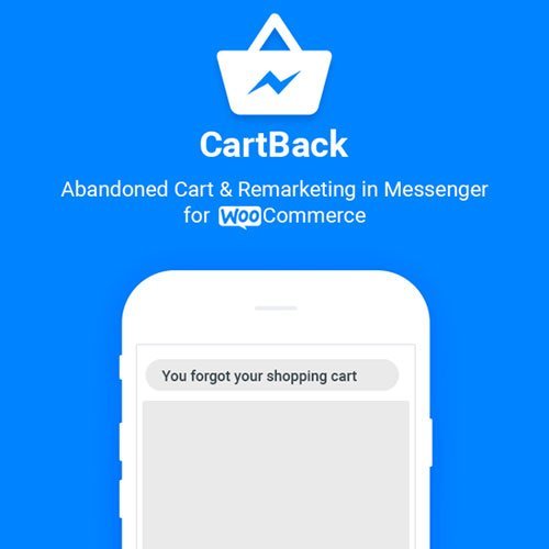 CartBack WooCommerce Abandoned Cart Remarketing in Facebook Messenger