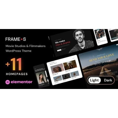 Frames Movie Studios Filmmakers WordPress theme