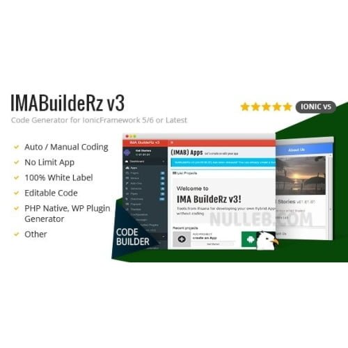 IMABuildeRz v3 Ionic Mobile App Builder Code Generator