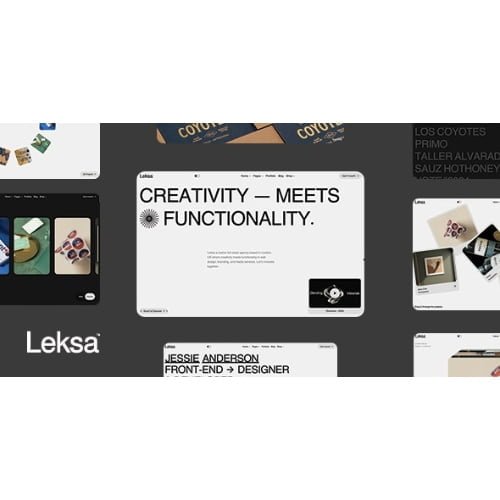 Leksa Creative Portfolio Showcase Theme