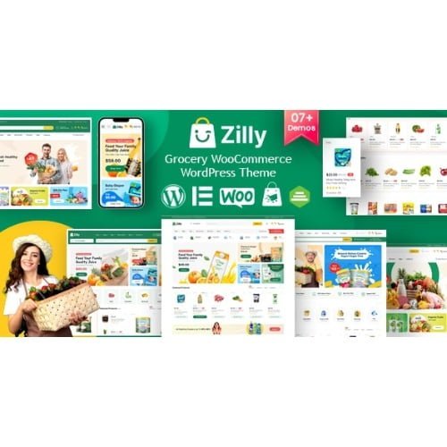 Zilly Grocery Store WooCommerce WordPress Theme